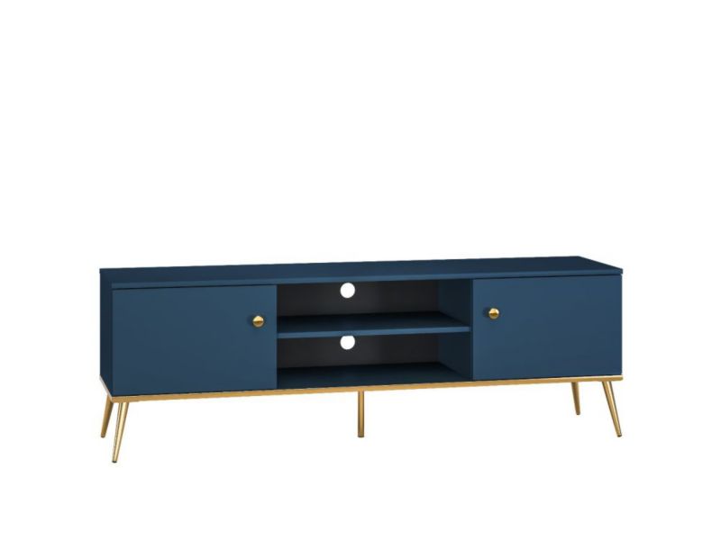 Szafka RTV ML Meble BLU 160 granatowa 1 szt.
