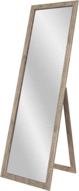 Lustro Styler Sicilia 46x146 cm, drewno, bez oświetlenia, chłodny dąb mat, 1 szt.