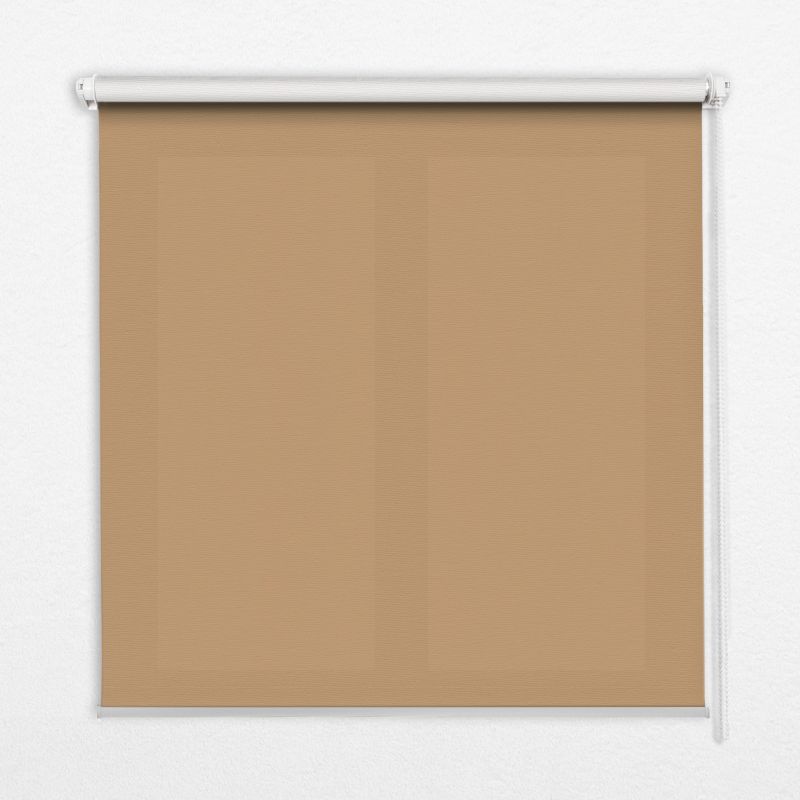 Roleta Okienna Tulup 110x140 cm Beżowy Montaż do ściany/sufitu 1 szt.