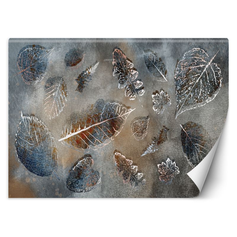 Fototapeta Feeby Szare jesienne liście 250x175 1 szt
