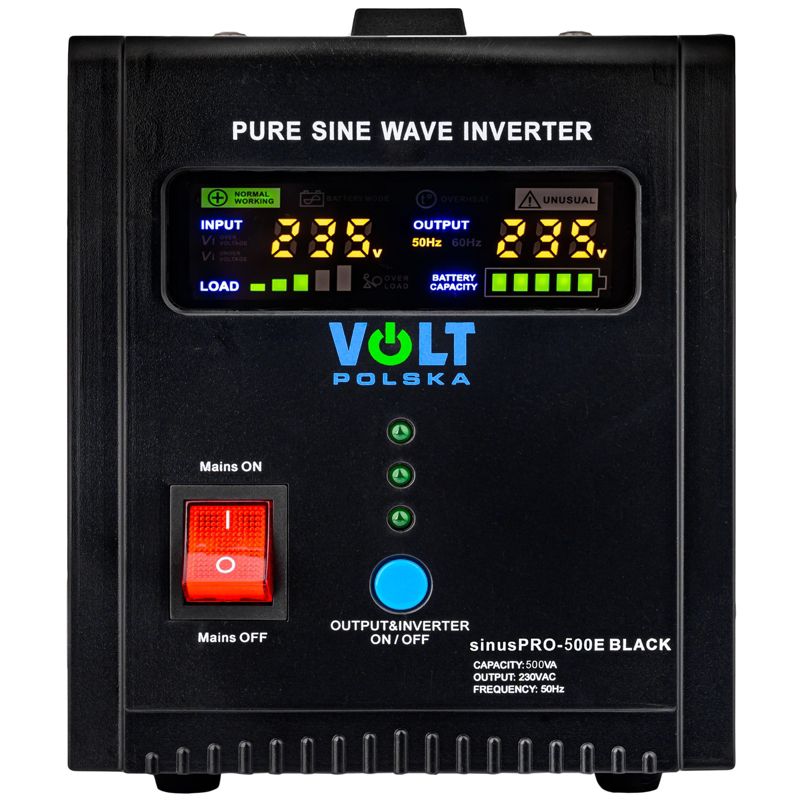 Przetwornica Volt Polska 12V 350/500W UPS sinuspro-500E 1szt.