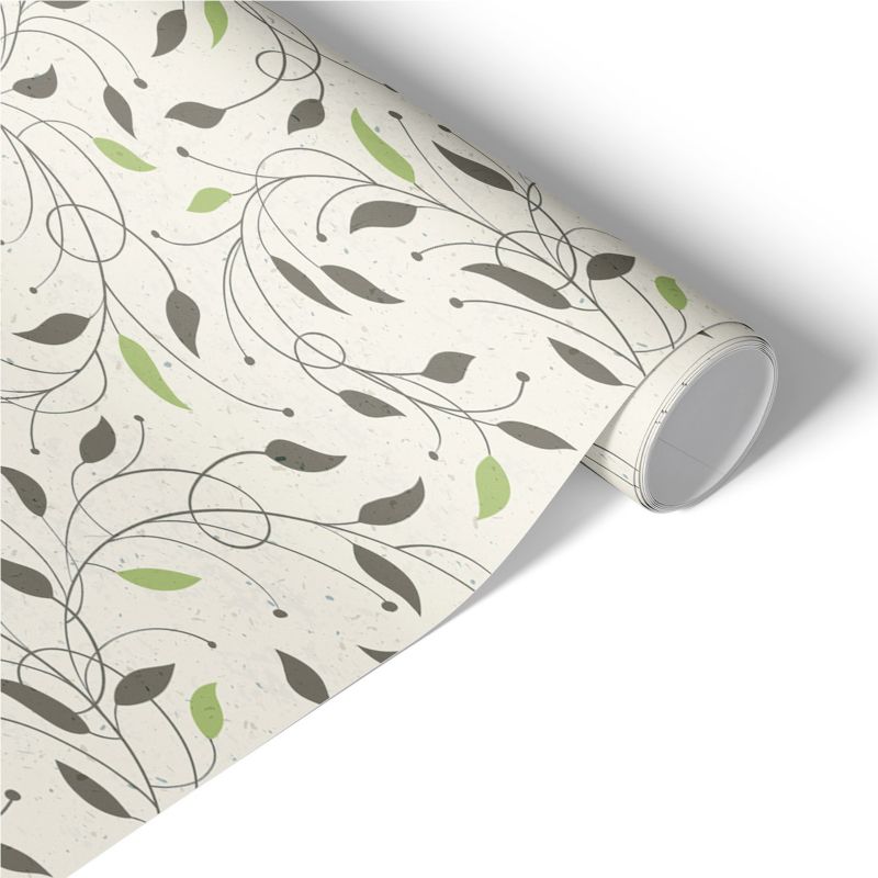 Samoprzylepna Okleina na Meble Tulup 65x130 cm Małe liście Do Sypialni I Garderoby 1 rol.