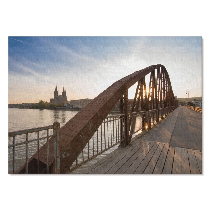 Obraz Plakat Canvas Tulup 42x29,7 cm (A3) Most wieczorem Do salonu, biura, sypialni 1 szt.