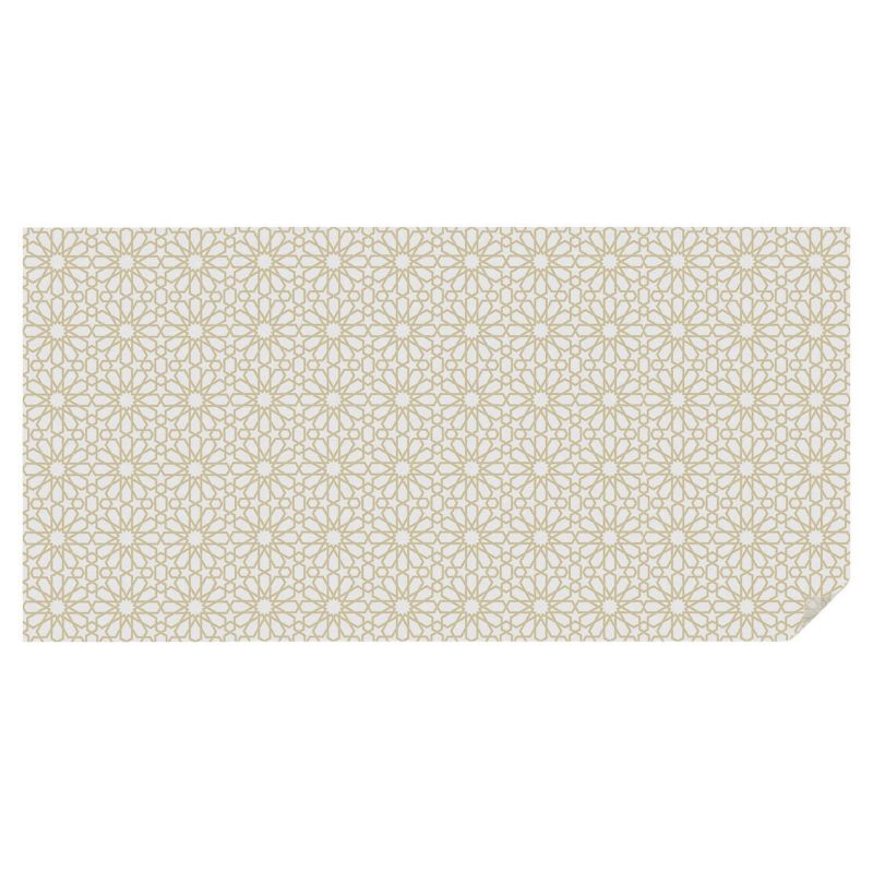 Folia Witrażowa Tulup 200x100 cm Samoprzylepna na Okno Klasyczne ornamenty z rozetami 1 rol.