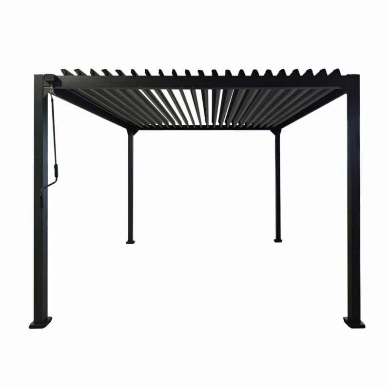 Pergola ogrodowa Mirpol 3x4x2.3m aluminiowa ze stalowym dachem 1 szt.