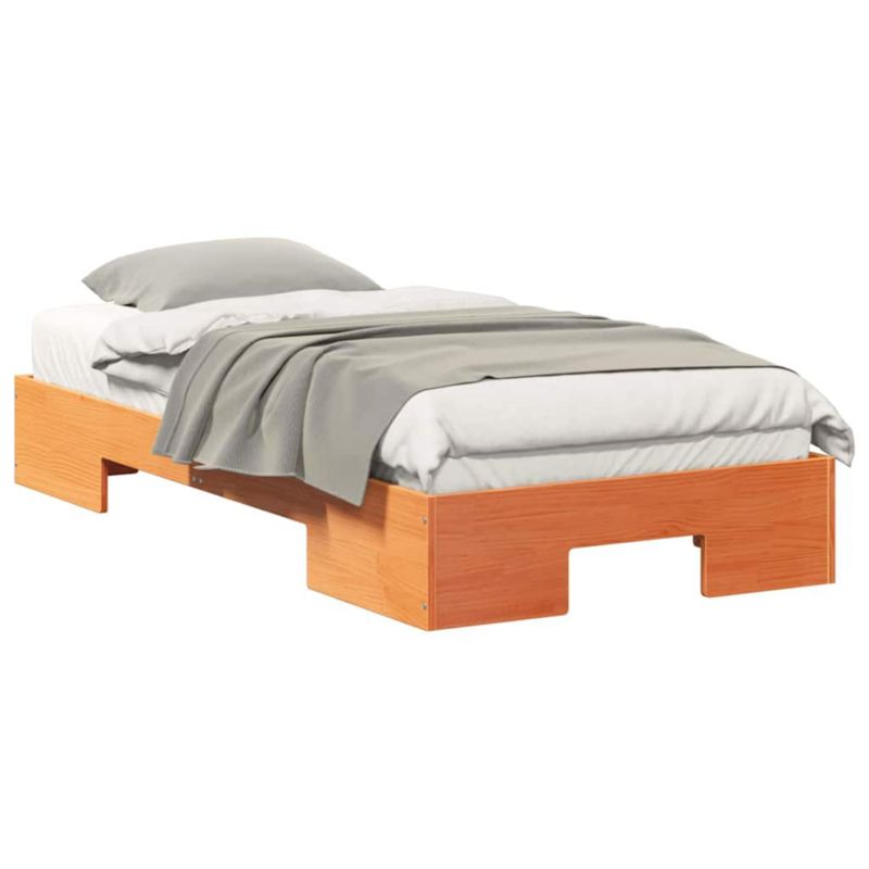 Rama łóżka WaszeMeble 90x190 cm Brązowy sosna WM-873054 1 szt.