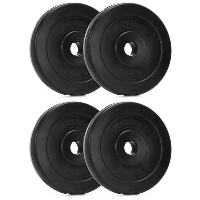 Obciążenie do sztangi Actiget 2,5 kg talerze bitumiczne 31 mm 4 szt.