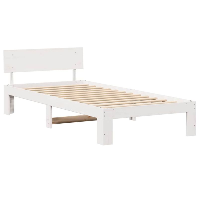Rama łóżka WaszeMeble 80x200 cm Biały sosna WM-872678 1 szt.