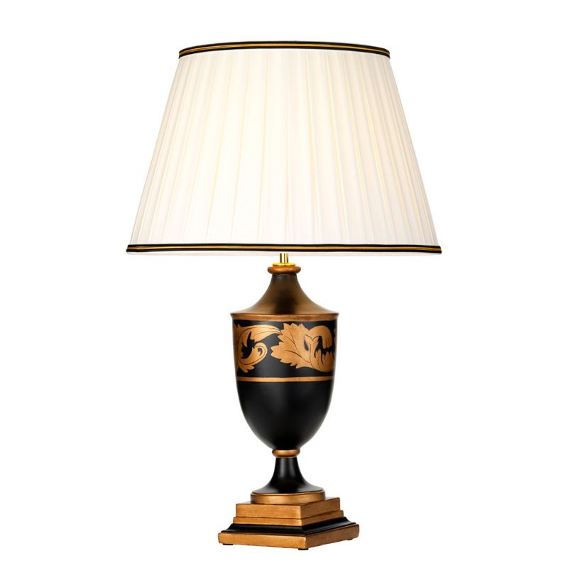 Lampa stołowa Designer's Lightbox Narbonne kremowa drewniana 1 x E27 x 60W IP20 wym: 68 x 46.5 x 15.7 cm drewno - 1 szt.