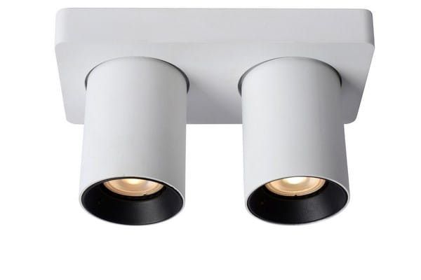 Oprawa sufitowa Lucide Nigiel biały 2 x GU10 x 5W IP20 wym: 20 x 10 cm - 1 szt.