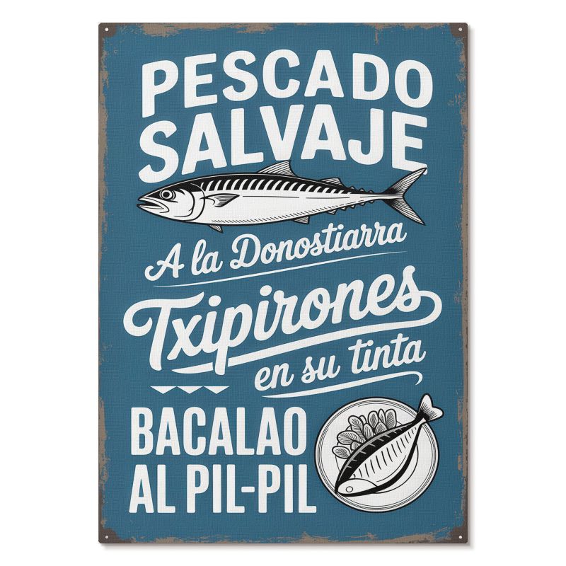 Plakat na Ścianę Tulup 59,4,x84 cm (A1) Plakat z rybami Do kuchni, jadalni, restauracji 1 szt.