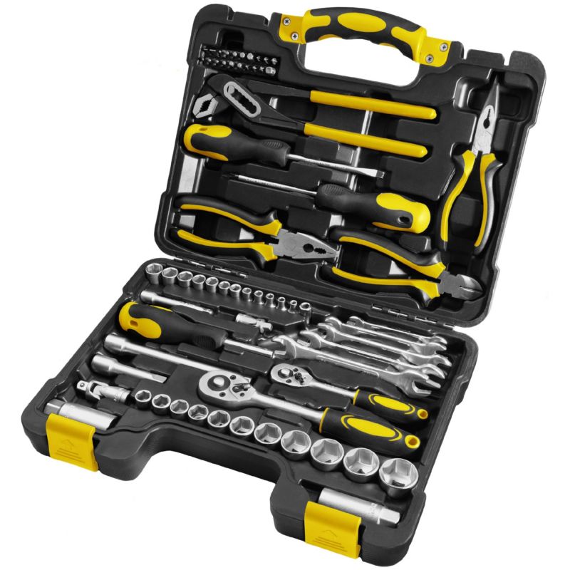 Zestaw Narzędzi Fieldmann FDG 5003-65R 65 Elementów Grzechotki Nasadki Bity 1szt