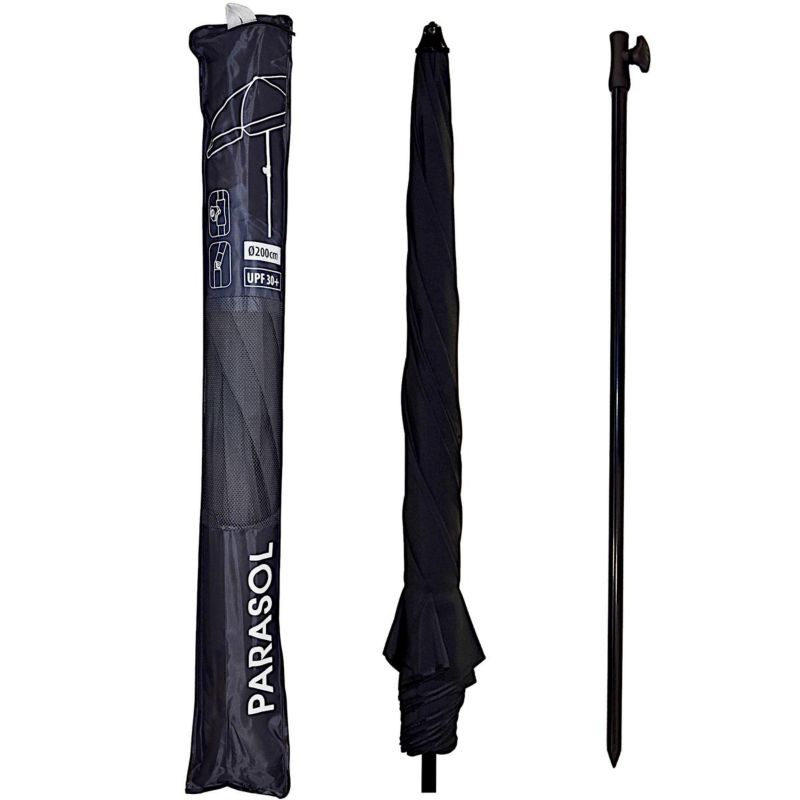Parasol Koopman ogrodowy 185cm antracyt 1szt