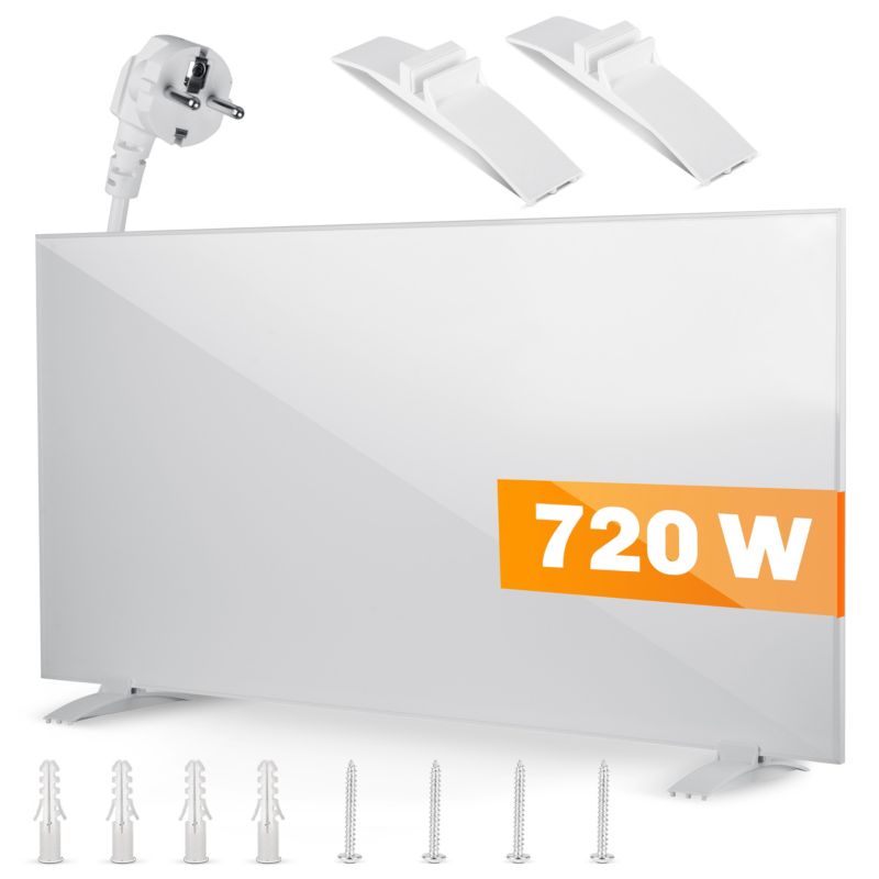 Panel grzewczy Berdsen grzejnik na podczerwień 120x60 cm promiennik 720W 1 szt.
