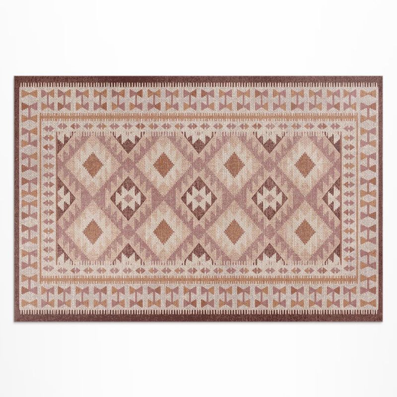 Dywan Winylowy Zewnętrzny Wallfluent 150x225 cm Vintage wzór dekoracyjna imitacja tkaniny 1 szt.