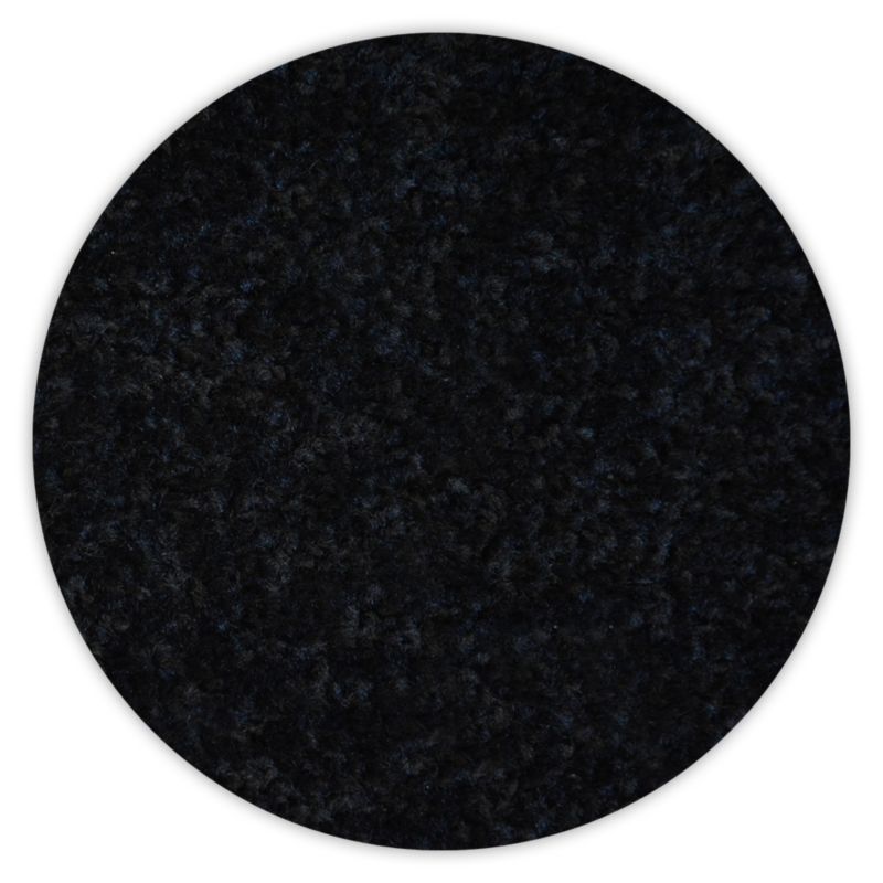Dywan RugsX koło 100 cm czarny 25052 1 szt.