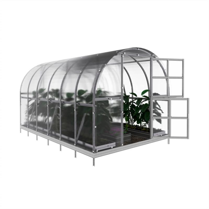 Szklarnia KLASIKA ARCH 3 x 4 m (12 m²), 4 mm z powłoką z poliwęglanu 1szt.