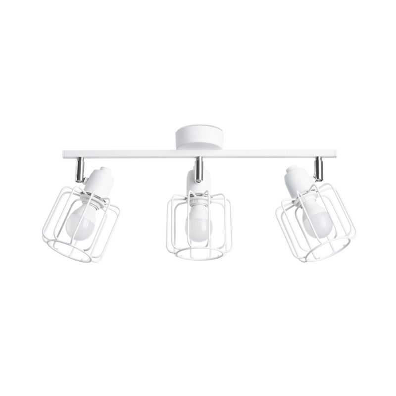 Lampa sufitowa Pure Lume GRANATA biała chromowana 3xE14x40W IP20 wym:19x48x17cm - 1 szt.