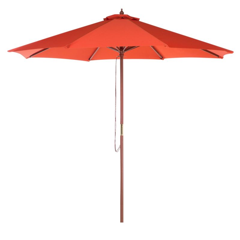 Parasol ogrodowy 270 cm Toscana Czerwony 1 szt.