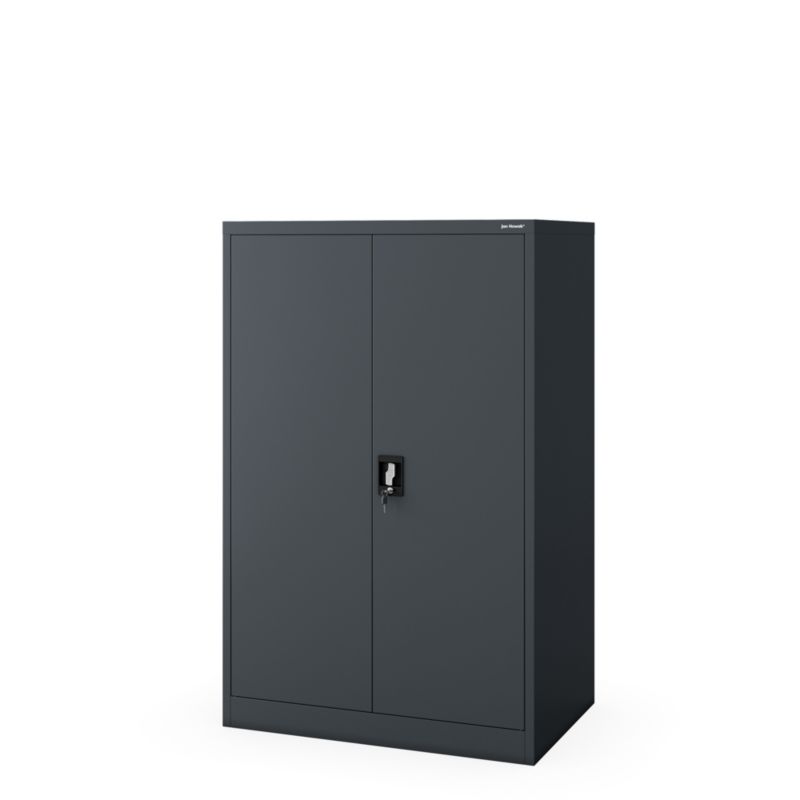 Szafa biurowa na dokumenty metalowa KEVIN D600 900 x 1400 x 600 mm antracytowa 1szt