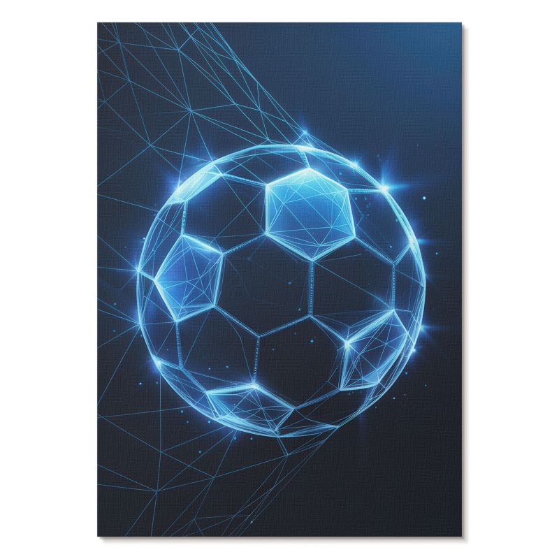 Nowoczesny Plakat na Płótnie Tulup 29,7x42 cm (A3) Futurystyczna piłka Do biura, sypialni, salonu 1 szt.