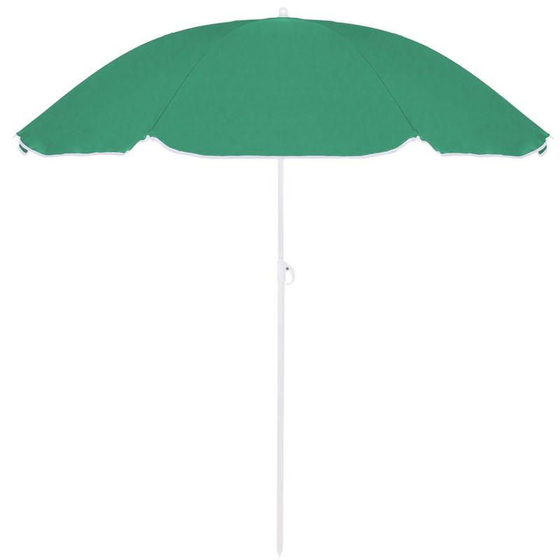 Parasol ogrodowy Springos składany parasol plażowy, z regulacją wysokości, turkusowy 1 szt.
