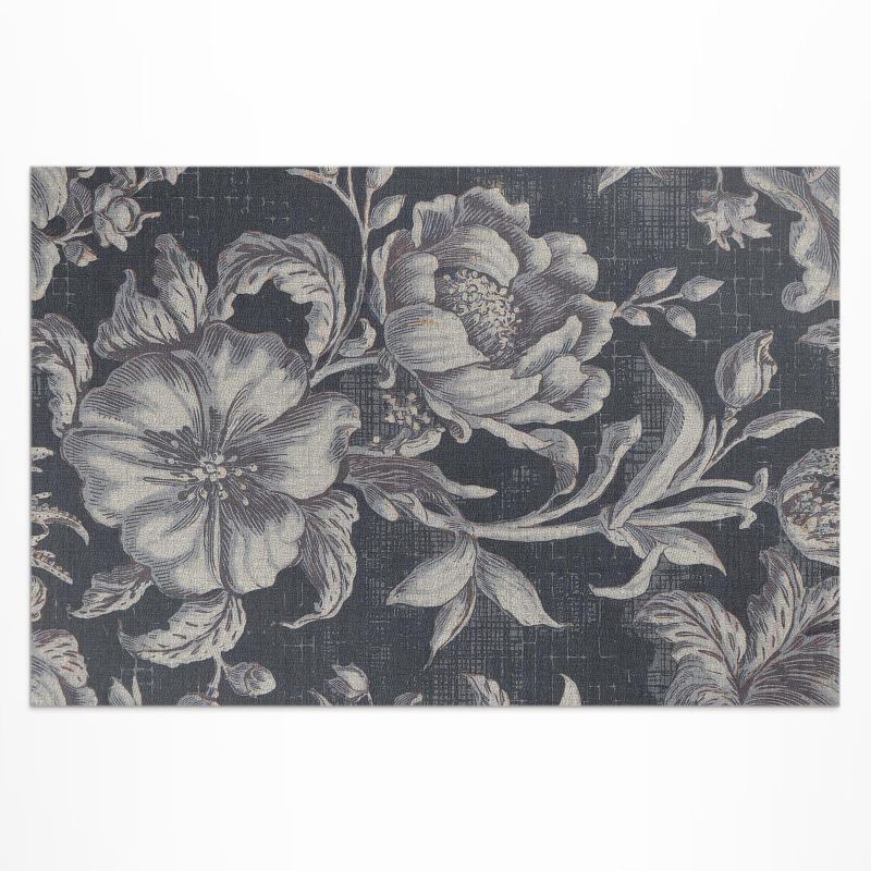 Zewnętrzny Dywan Winylowy Wallfluent 140x210 cm Romantyczne wzory vintage 1 szt.