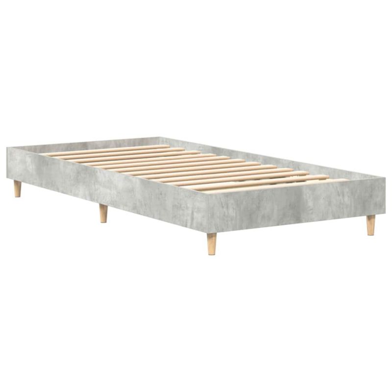 Rama łóżka WaszeMeble 90x200 cm Betonowy szary drewno WM-861051 1 szt.