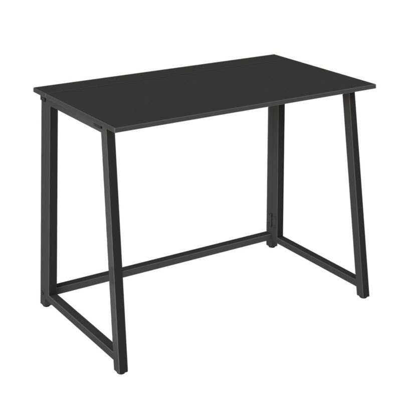 Biurko komputerowe Songmics 80x40x75cm wysokie małe biurko czarne nogi czarne 1 szt.