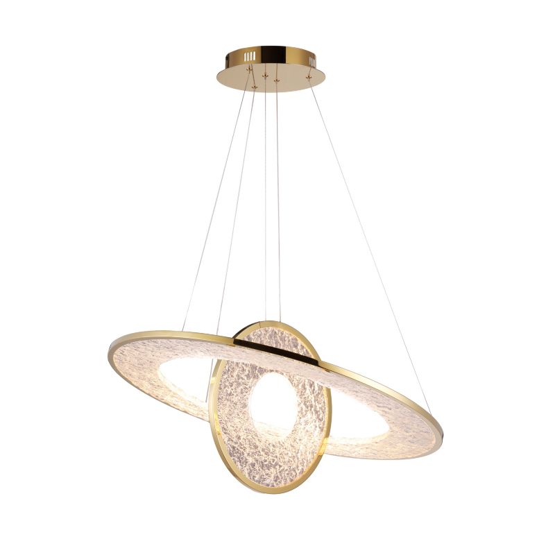 Lampa sufitowa Maxlight ALEXIA złota LED 45W biały ciepły 3000KK 2889lm IP20 - 1 szt