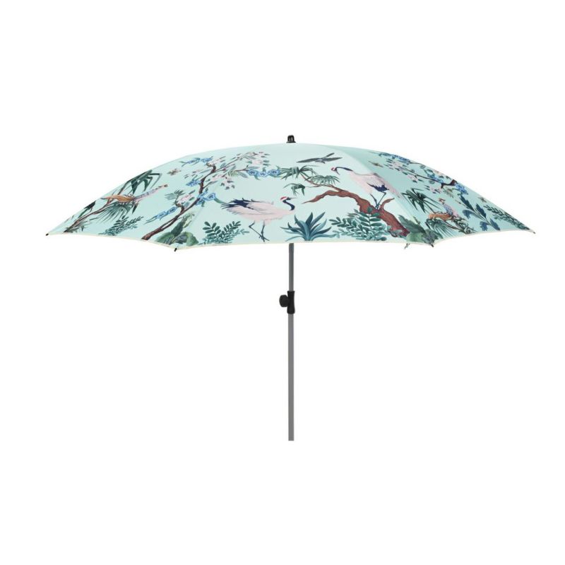 Parasol ogrodowy regulowany Paw błękitny 180x180x215 cm 1 szt.