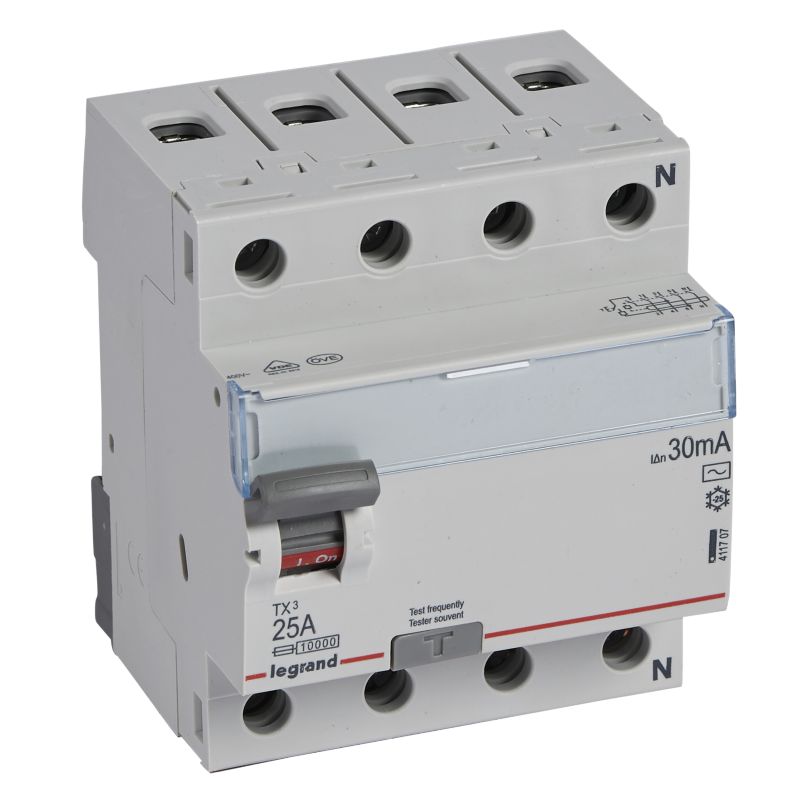 Wyłącznik różnicowoprądowy Legrand P304 4P 25A 30 mA Tx3 1 szt.