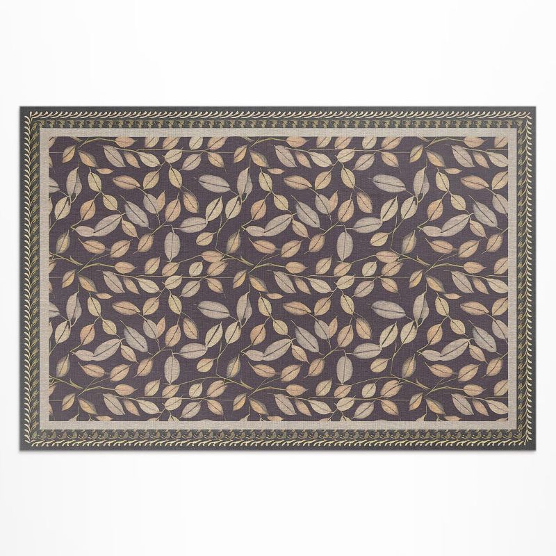 Dywan Winylowy Zewnętrzny Wallfluent 120x180 cm Jesienne liście roślinność vintage 1 szt.
