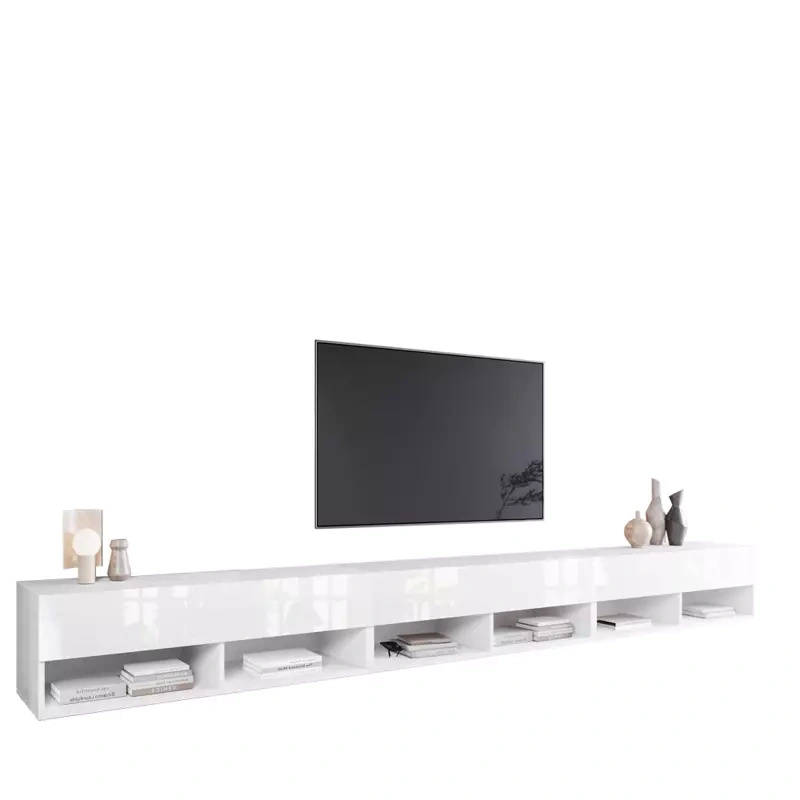 Szeroka szafka RTV do salonu 300 cm AROMA