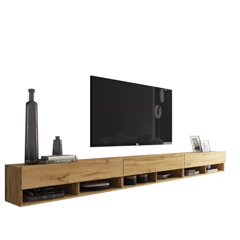 Nowoczesna szafka RTV 300 cm AROMA wotan