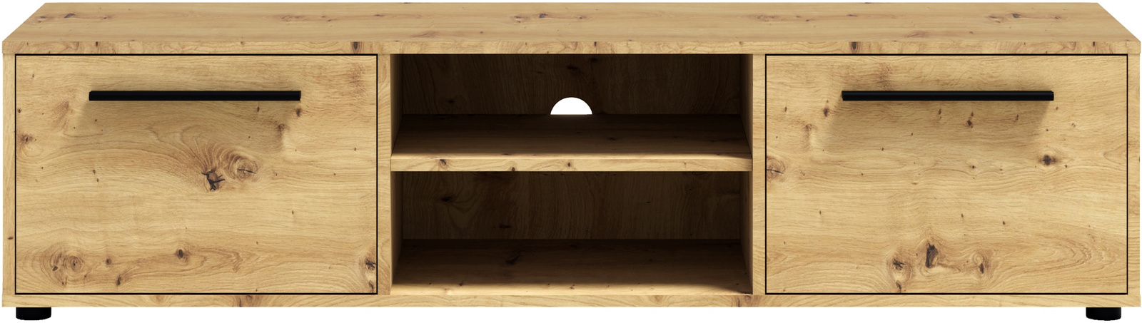 Szafka RTV 150 cm do salonu dąb artisan MAXIDO