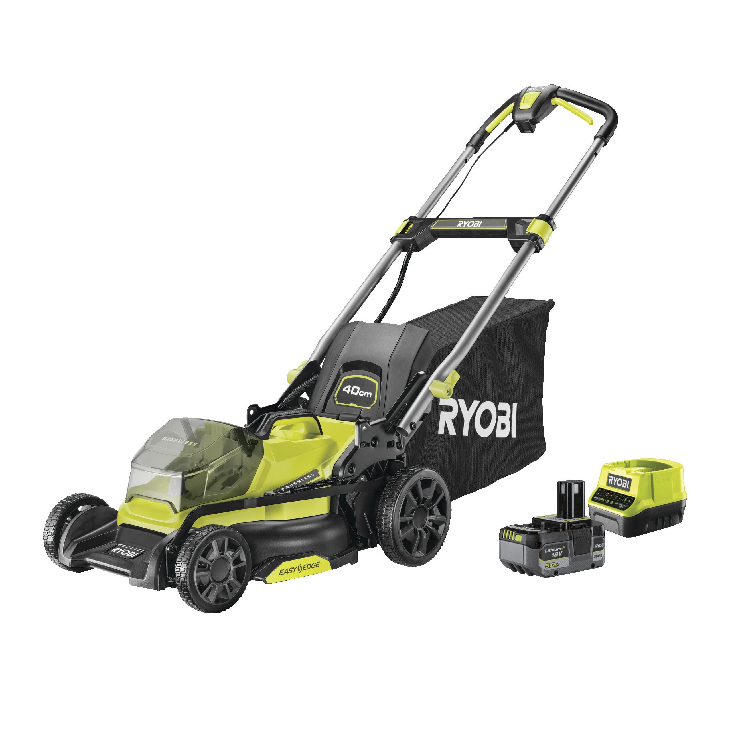 Kosiarka 40cm akumulatorowa bezszczotkowa 18V ONE+ w zestawie z akumulatorem 5.0Ah