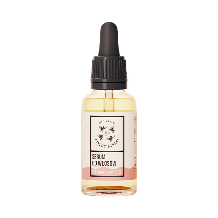 4 Szpaki Serum do włosów średnioporowatych