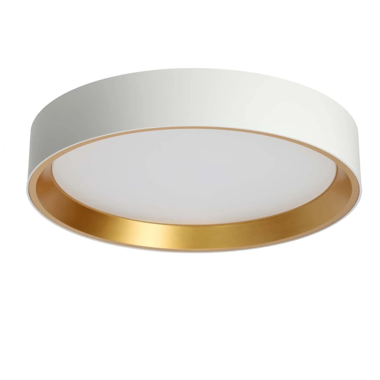 ORO Plafon LED BENTO 36W 4000K 2000lm śr. 49cm biało-złoty