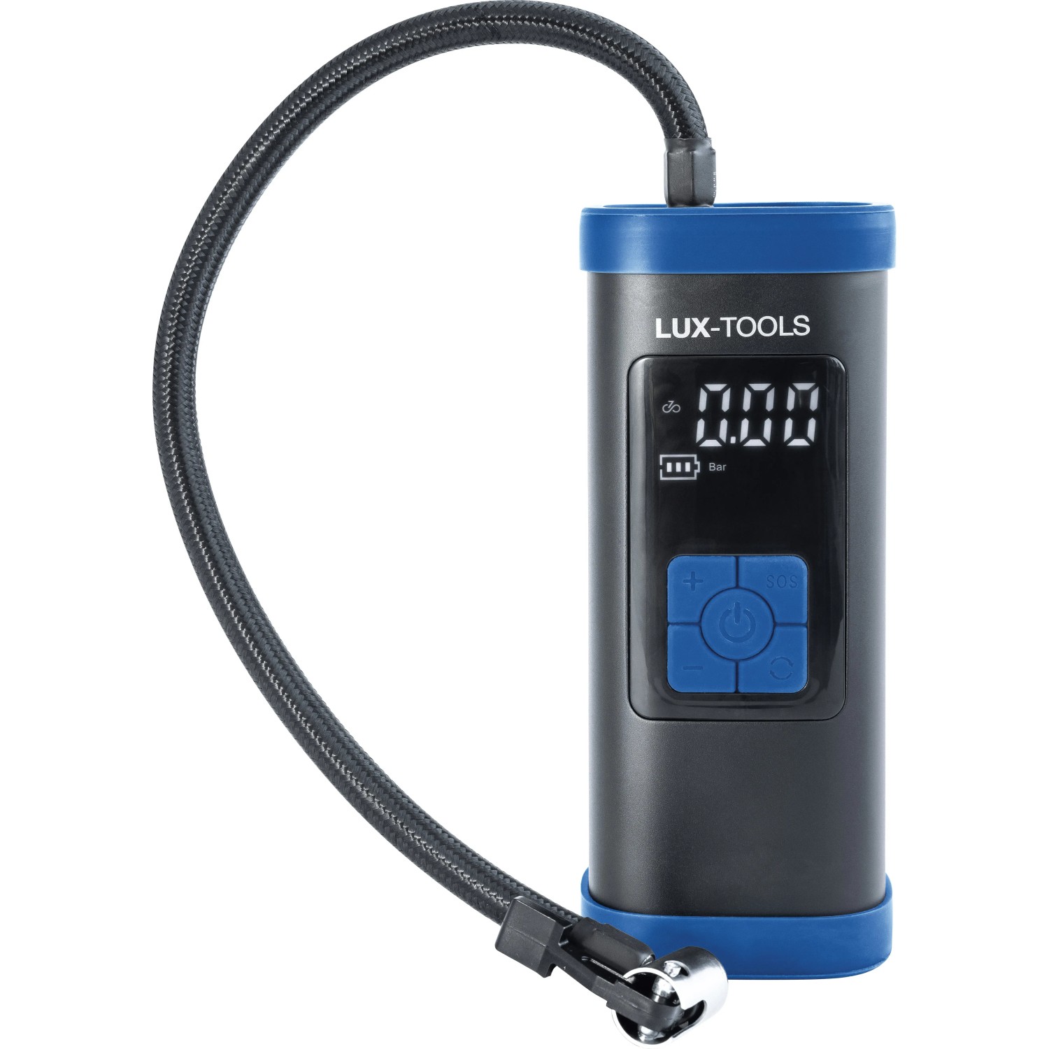 LUX-TOOLS Kompresor samochodowy 12V z powerbankiem 2000 mAh