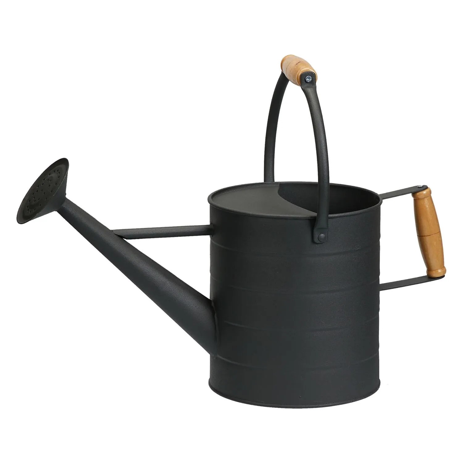 Konewka metalowa malowana szara - 3,5 l