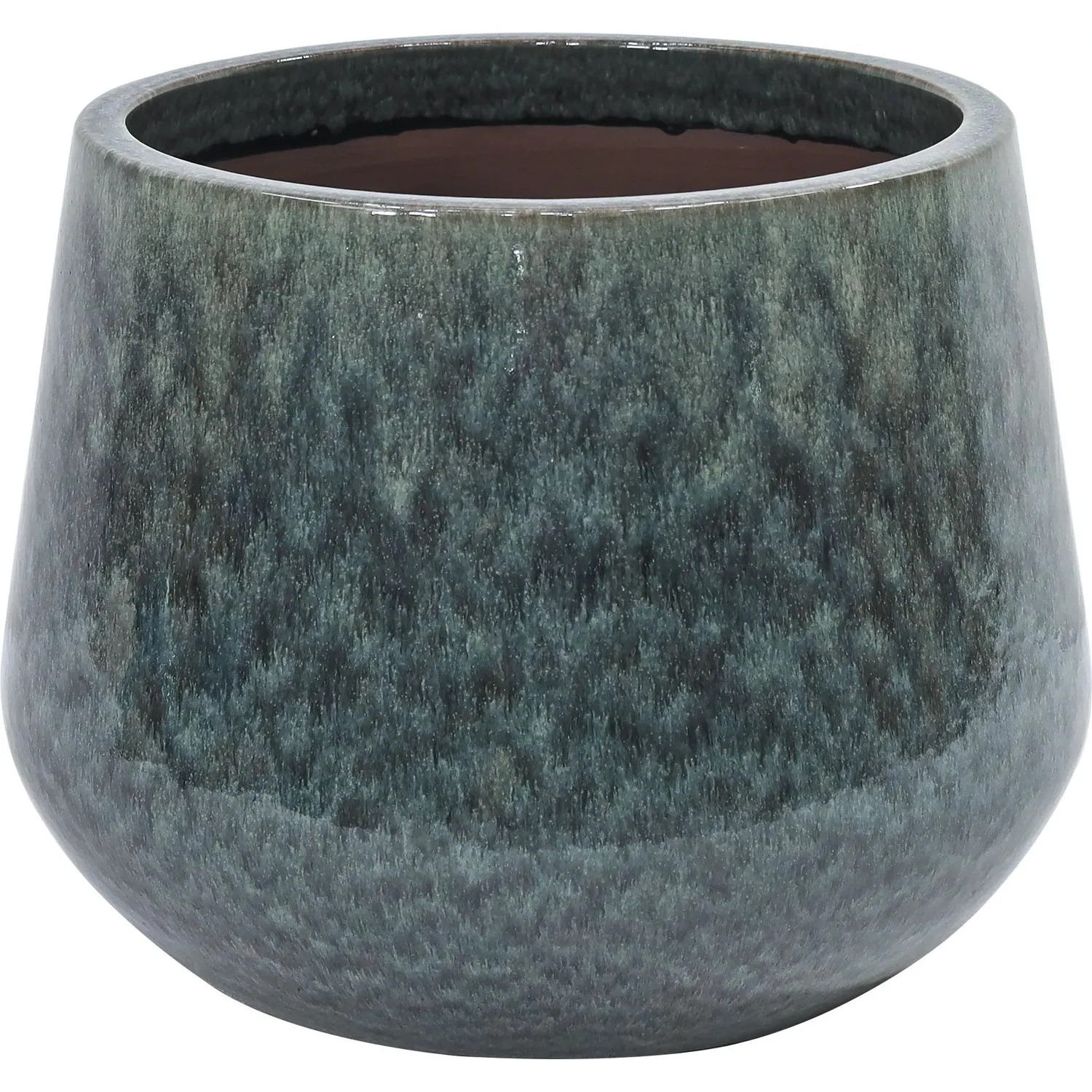 Osłonka Glaze ciemny zielona - śr. 40 cm
