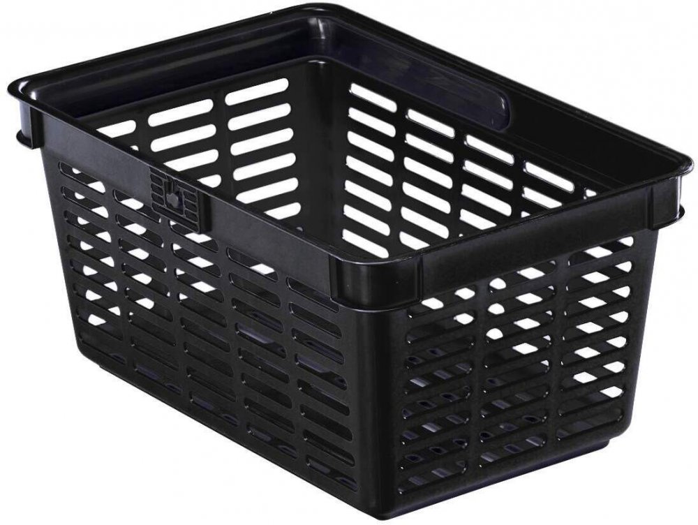 Koszyk na zakupy Durable, 19l, plastikowy, czarny