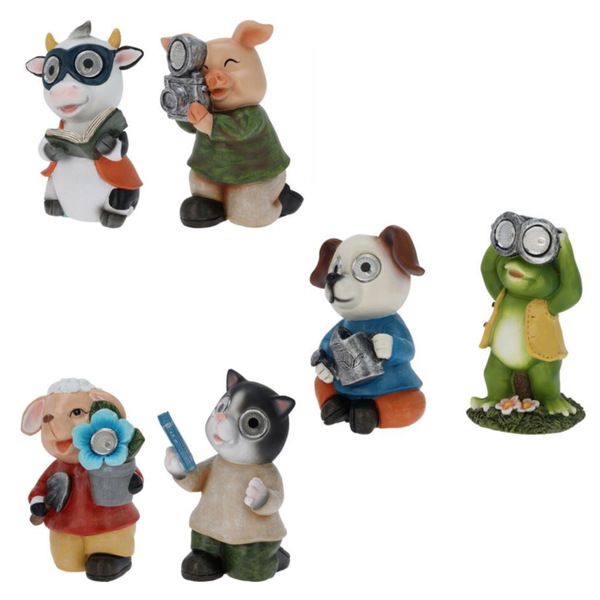 Zwierzęta Lampka solarna 18cm mix wzorów 1 szt