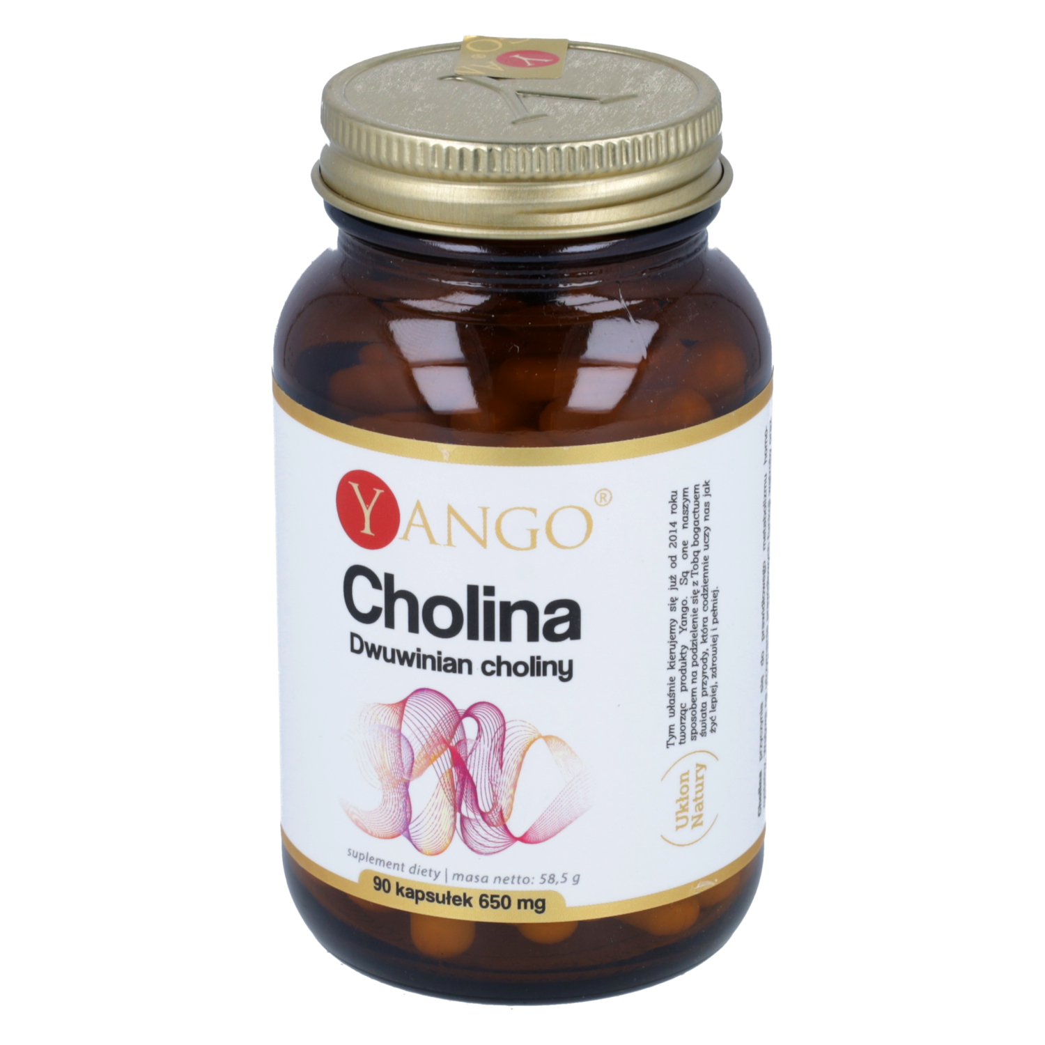 Yango cholina (dwuwinian choliny), 90 kapsułek