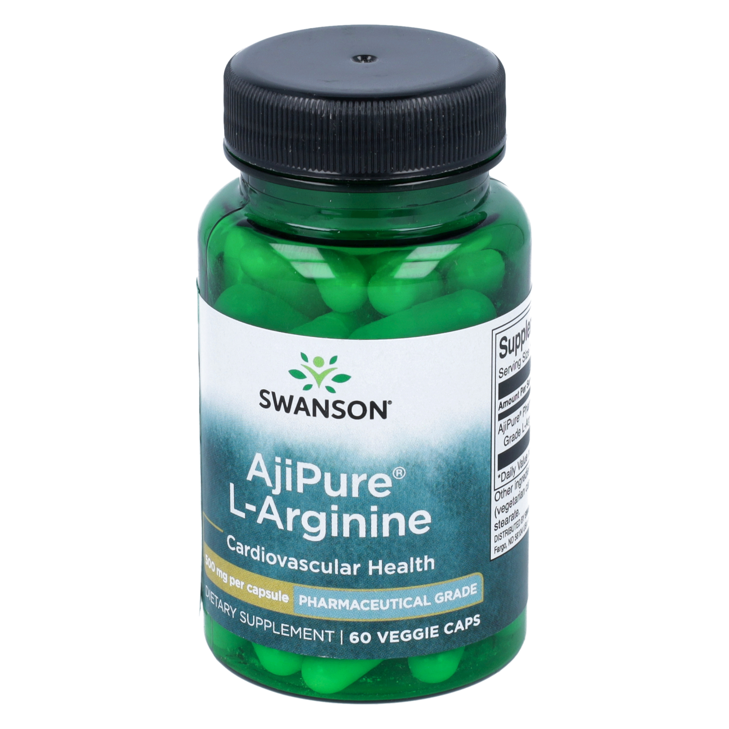 Swanson l-arginina 500 mg, 100 kapsułek