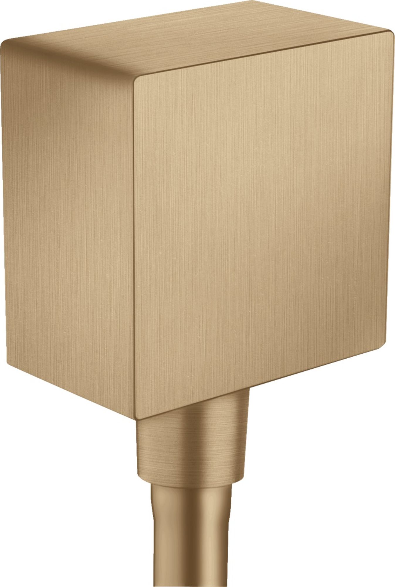 Axor ShowerSolutions przyłącze kątowe węża FixFit Square brąz szczotkowany 36732140
