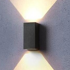 Abigali Modern kinkiet zewnętrzny 2x3W LED czarny KM2X3WW - Wysyłka w 24h