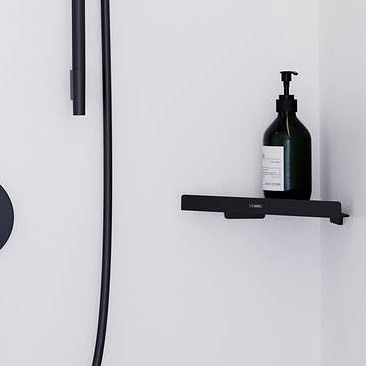 Hansgrohe AddStoris półka łazienkowa narożna czarny mat 41741670 - Wysyłka w 24h