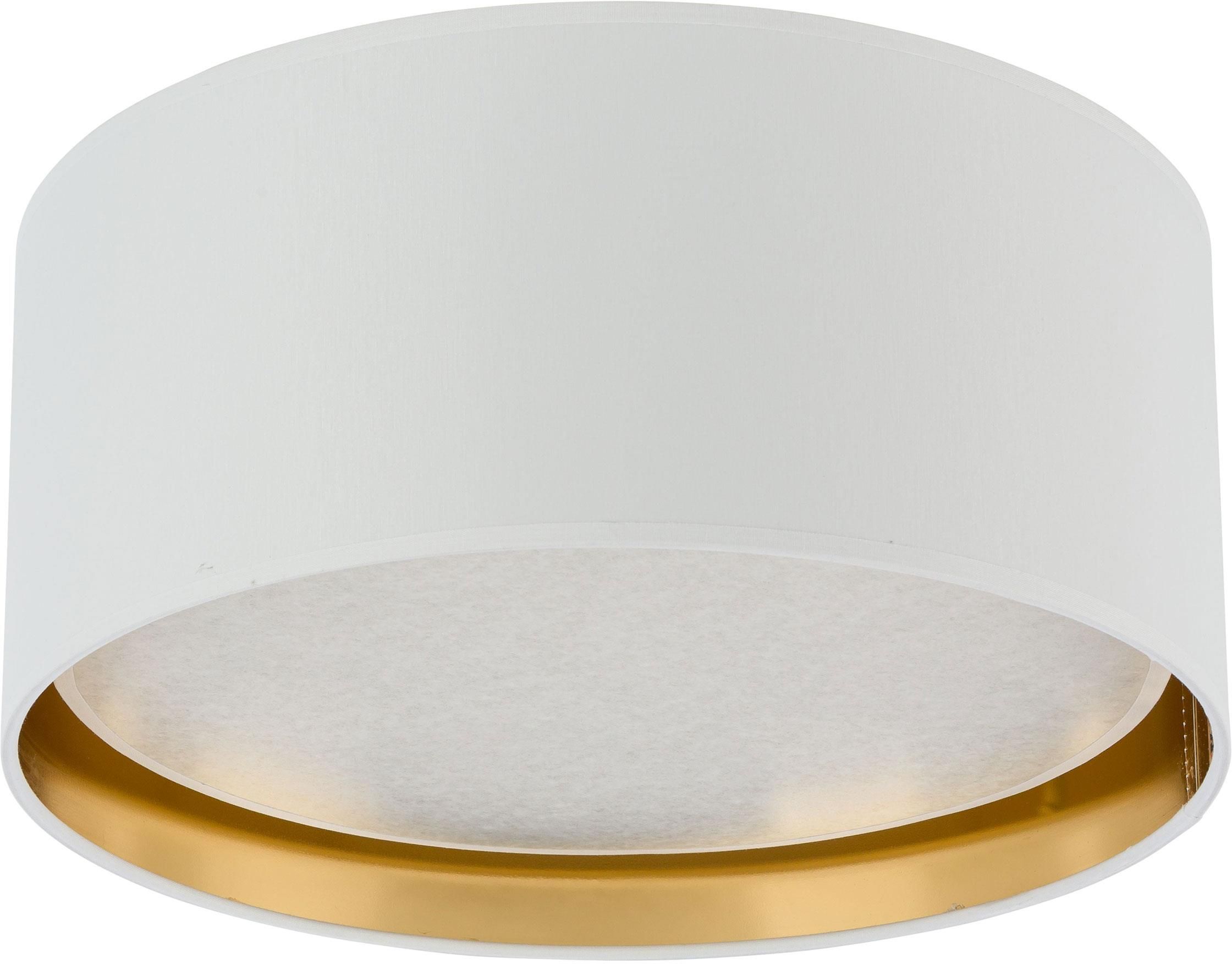 TK Lighting Bilbao plafon 4x15W biały/złoty 3379